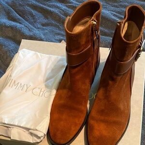 Jimmy Choo Clarice Flat Bootie size 38.5